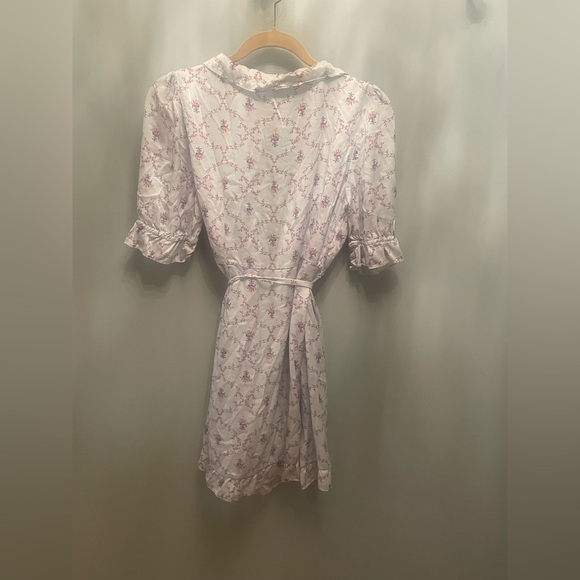 Hill House Home 2 piece set- Nima dress and Tati silk Teddy/- Cabernet Trellis - Picture 10 of 11